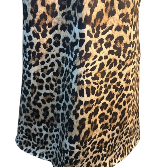 Anthropologie Dhruv Kapoor Leopard Print Bustier Mini Dress Size M MSRP $178 NWT - Picture 2 of 7